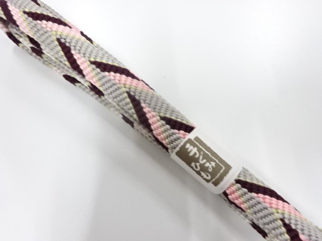  大特価品　未使用品　正絹　手組帯締め